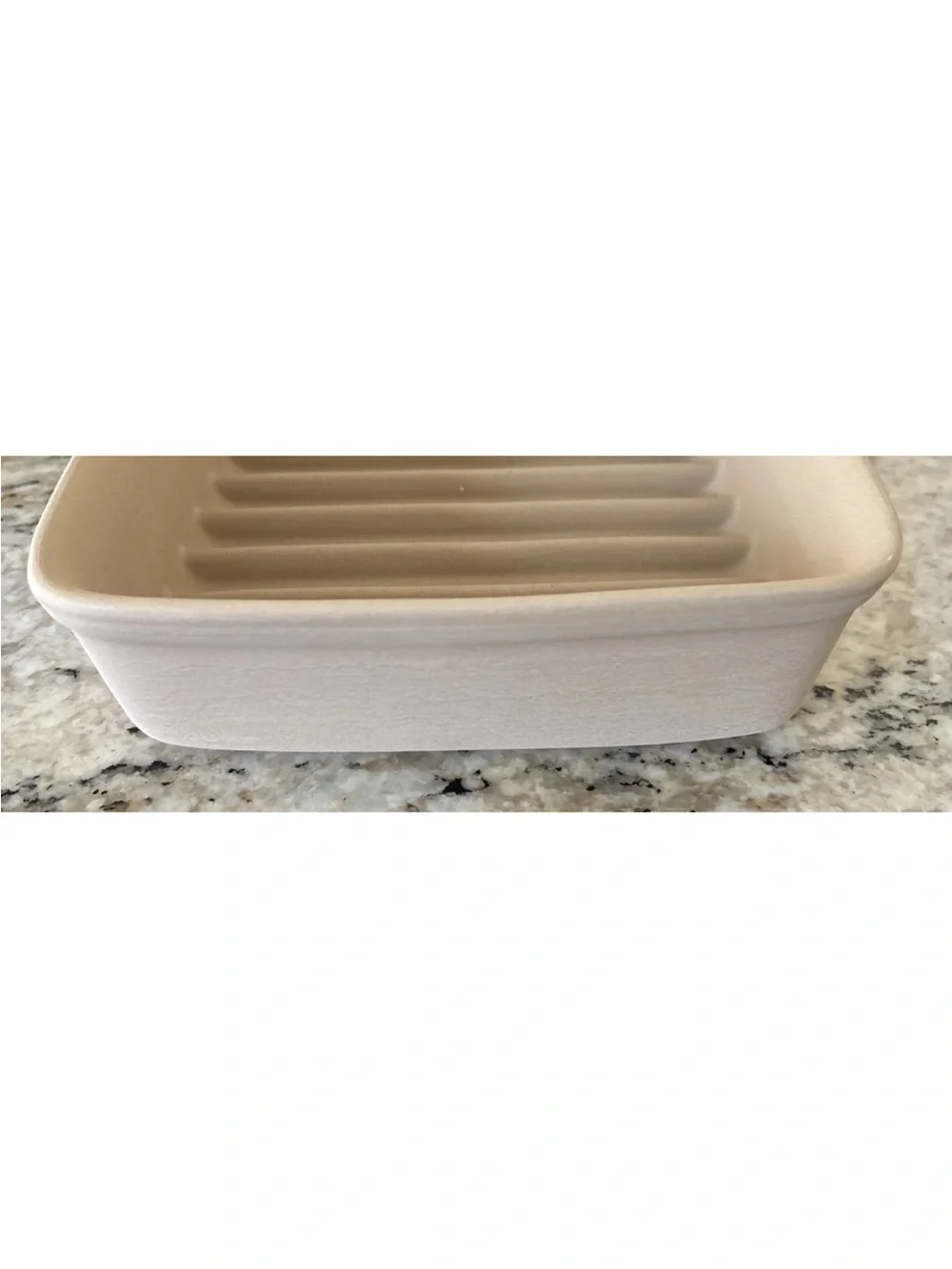 NEW Pampered Chef Small Ridged Baker 1342 9x6.75 Stoneware Baking Dish, USA